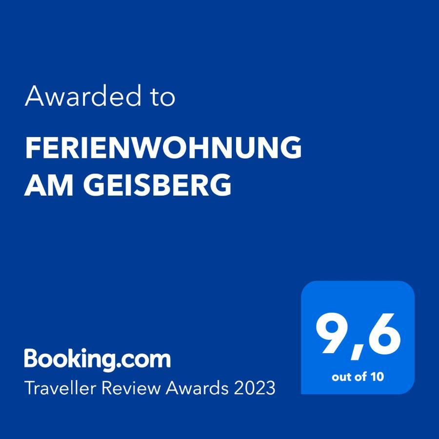Ferienwohnung Am Geisberg Geisfeld  エクステリア 写真